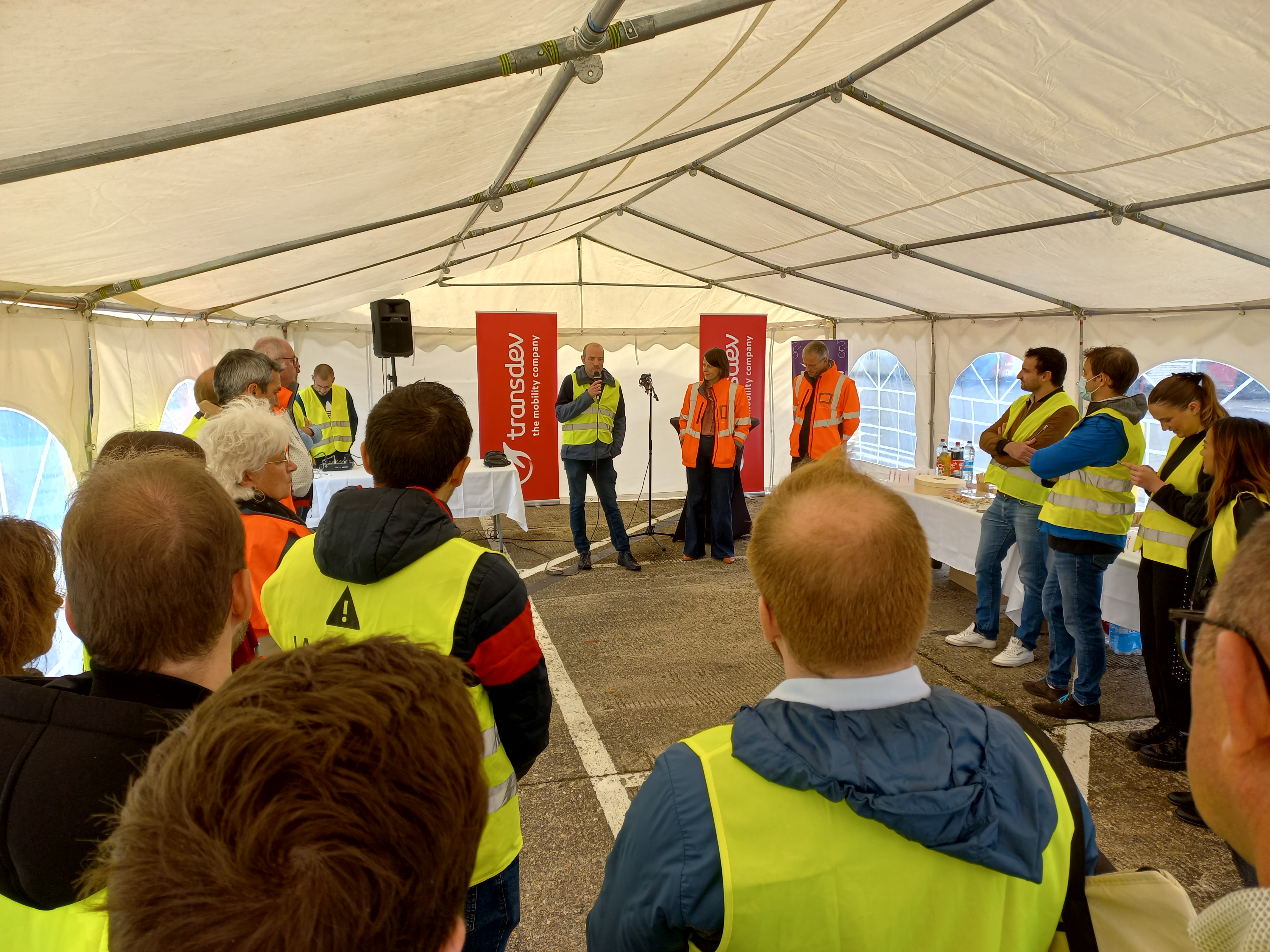 Inauguration BioGNV Transdev Rennes