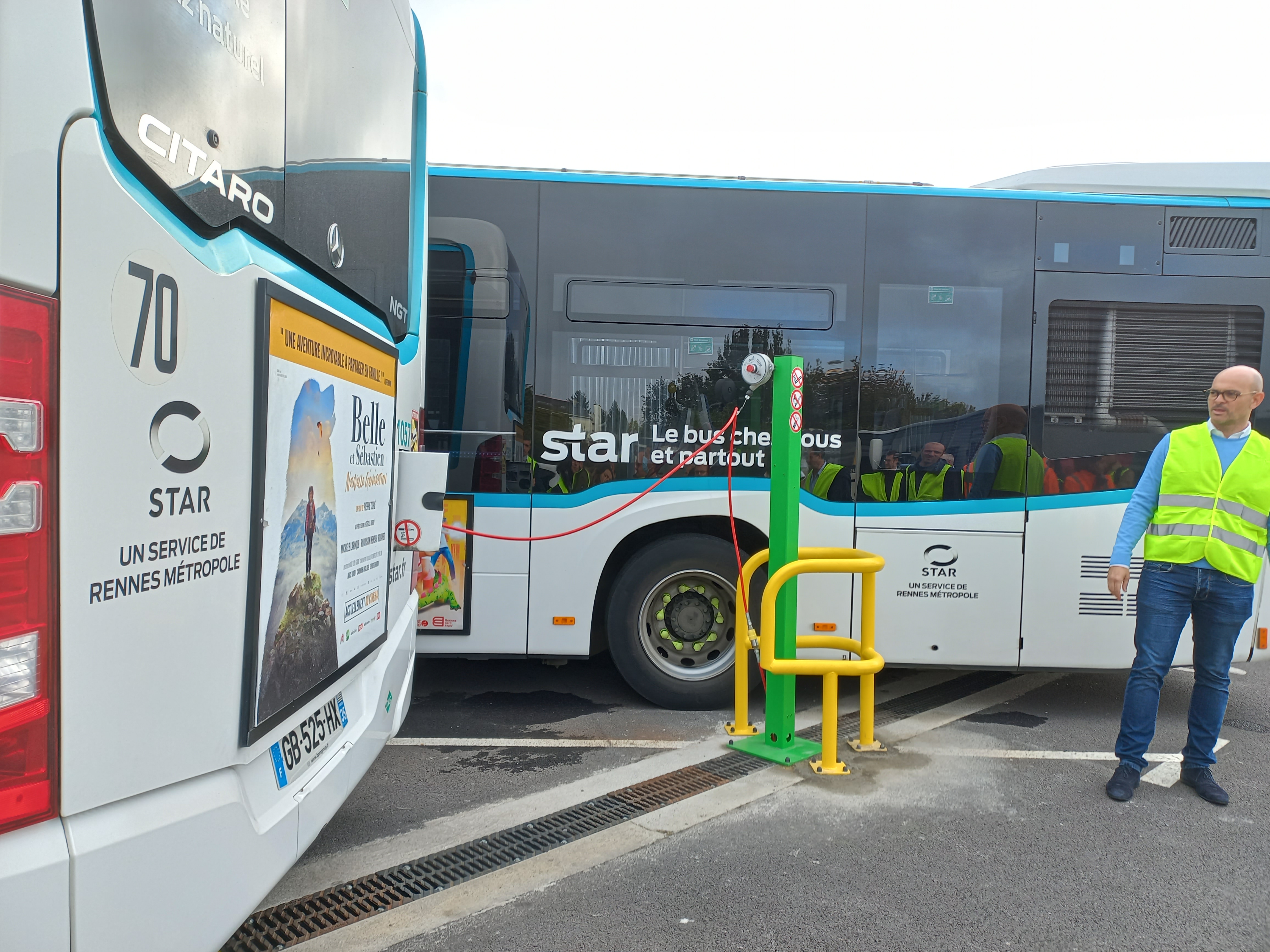 Transdev CAT a inauguré sa nouvelle station de recharge BIOGNV à Rennes ...